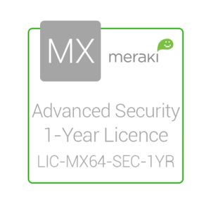 Myithub Meraki Licenses and Support lic-mx64-sec-1yr-1