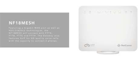 Buy Netcomm NF18MESH CloudMesh Gateway w Gigabit WAN port