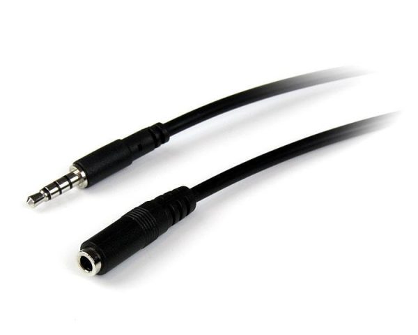 Startech. Com 1m 3. 5mm 4 position trrs headset extension cable m/f myithub