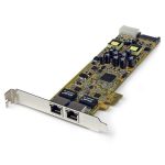 Startech. Com dual port pci express gigabit ethernet pcie network card adapter poe/pse - myithub