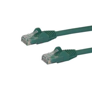 StarTech.com 2m CAT6 Ethernet Cable Green CAT 6 Gigabit Ethernet Wire 650MHz 100W PoE RJ45 UTP Network/Patch Cord Snagless w/Strain Relief Fluke Tested/Wiring is UL Certified/TIA