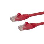 Startech. Com 2m cat6 ethernet cable red cat 6 gigabit ethernet wire 650mhz 100w poe rj45 utp network/patch cord snagless w/strain relief fluke tested/wiring is ul certified/tia - myithub