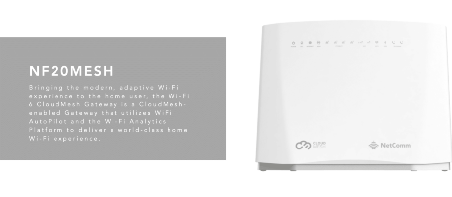 Netcomm NF20MESH Cloudmesh Gateway Router - MyITHub