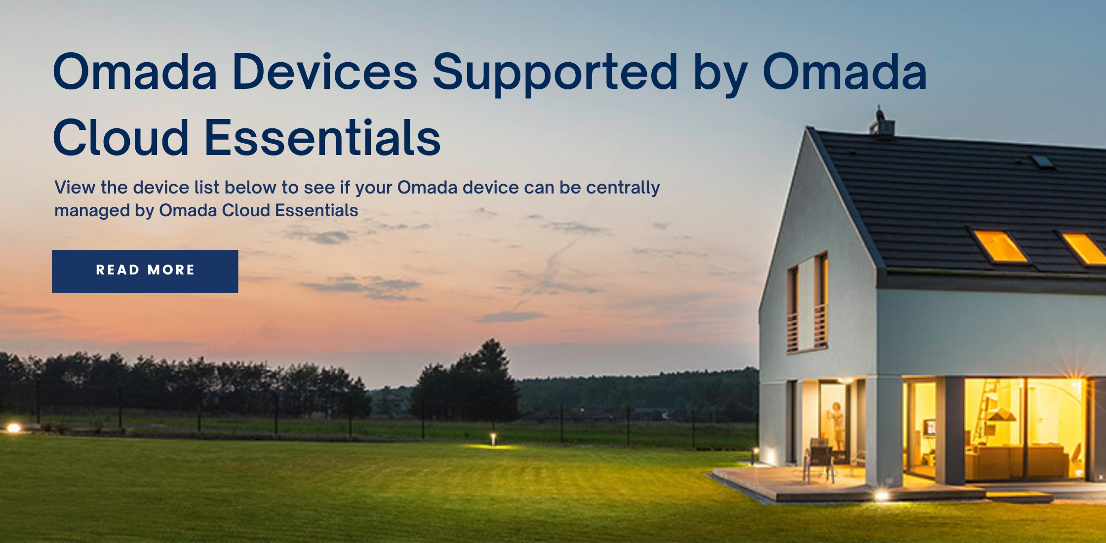 Omada Devices Supported by Omada Cloud Essentials