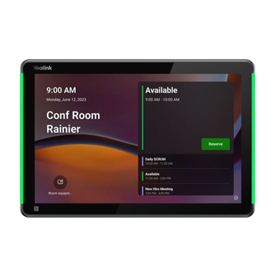 Buy Yealink RoomPanel Plus E2- Black Android 13 OS Touch Scr