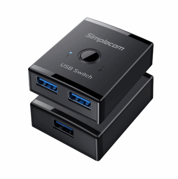 Buy Simplecom KM125 Bi-Directional 2-Way USB 3.0 Switch 1 In 2 Out (2 ...